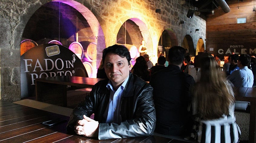 Marcelo Copello at Port Wine Cellar Calem