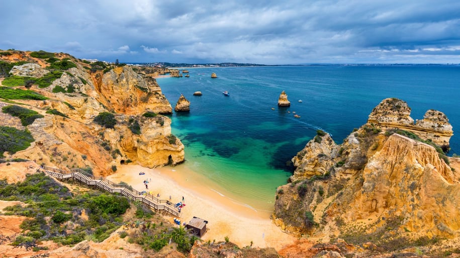 Praia do Camilo em Lagos, Portugal