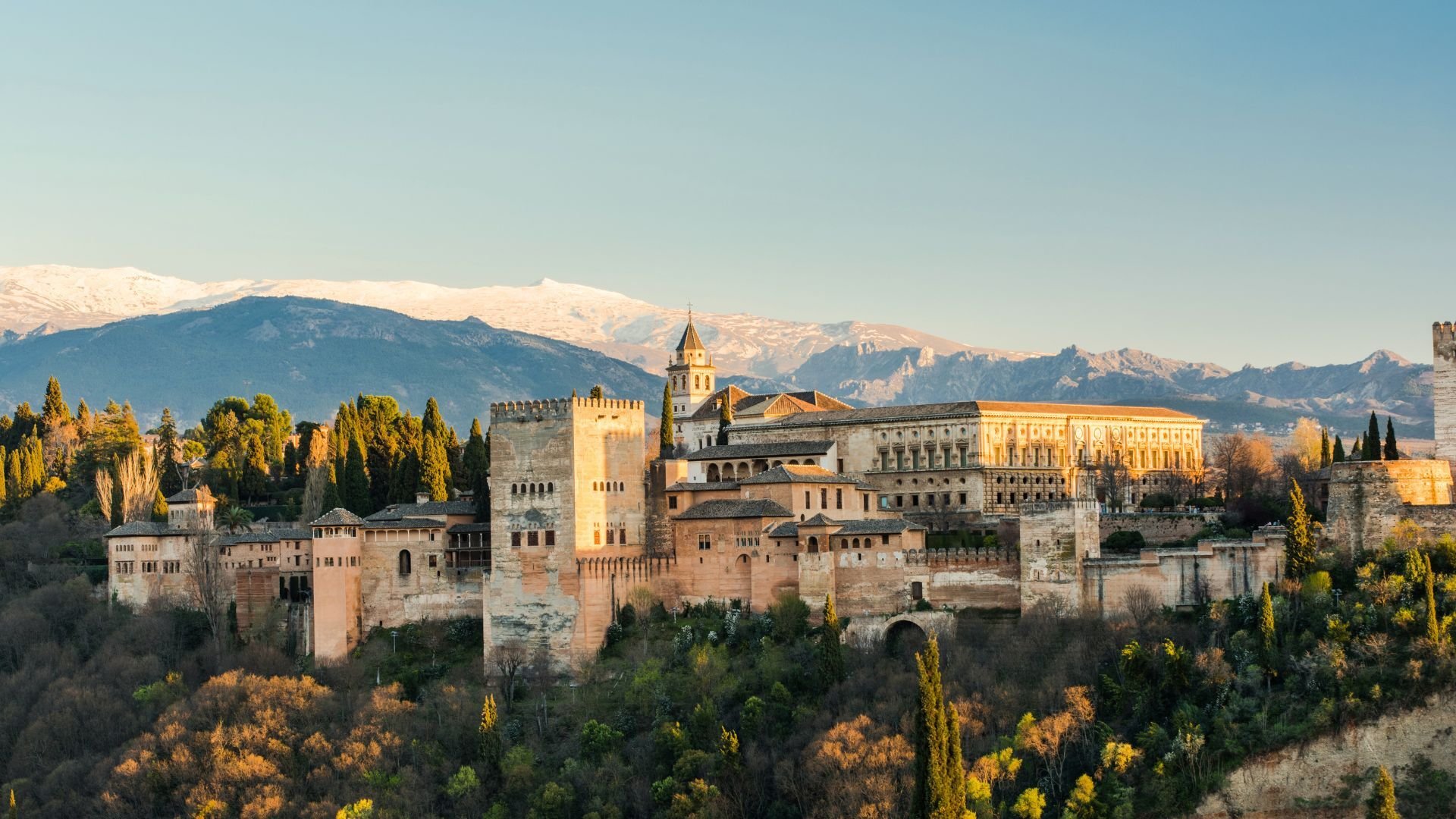 Alhambra Palace in Granada, Spain