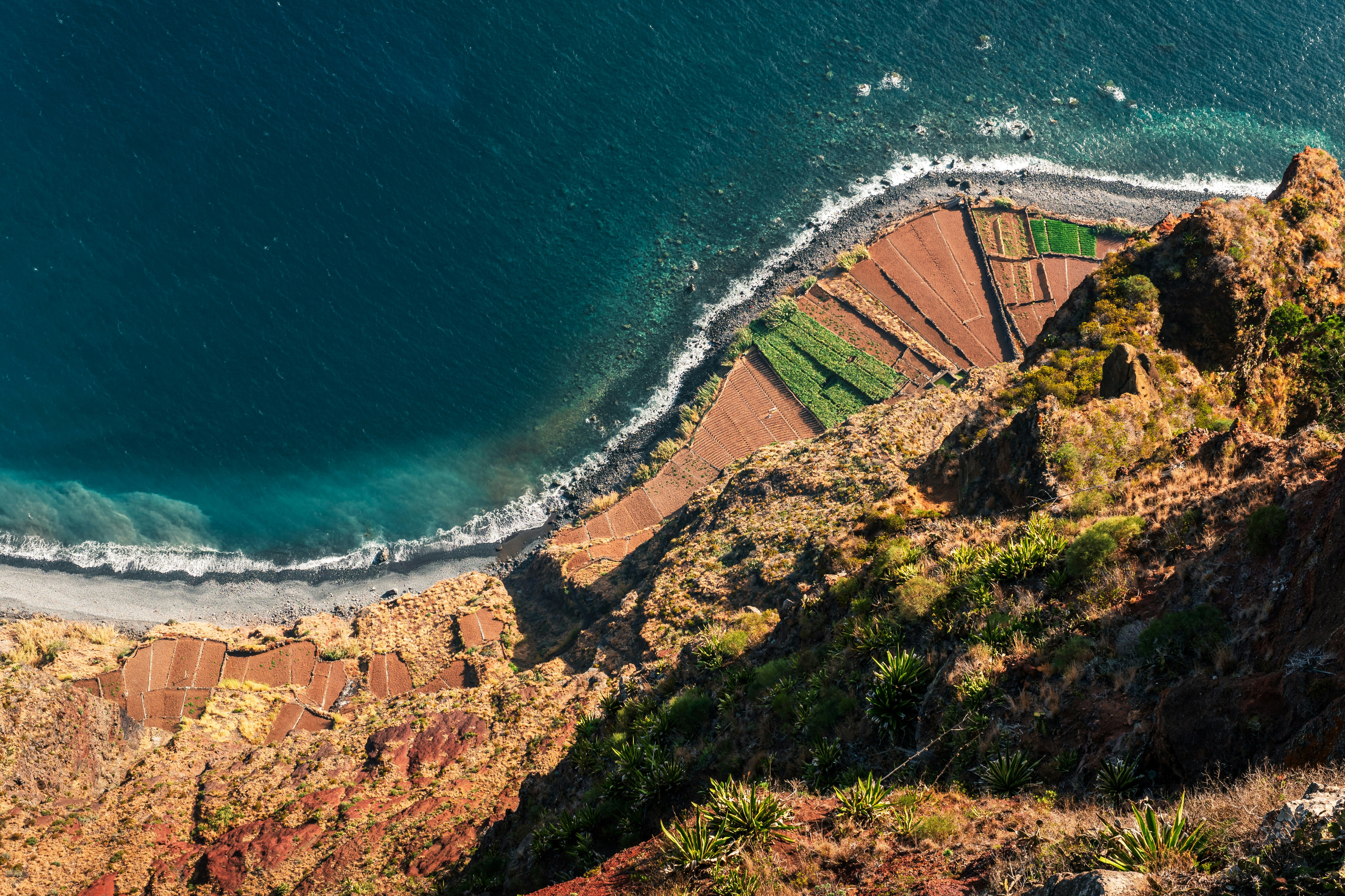 Cabo Girão Skywalk: Glass-floored Cabo Girão Skywalk offering breathtaking ocean and cliffside views in Madeira.