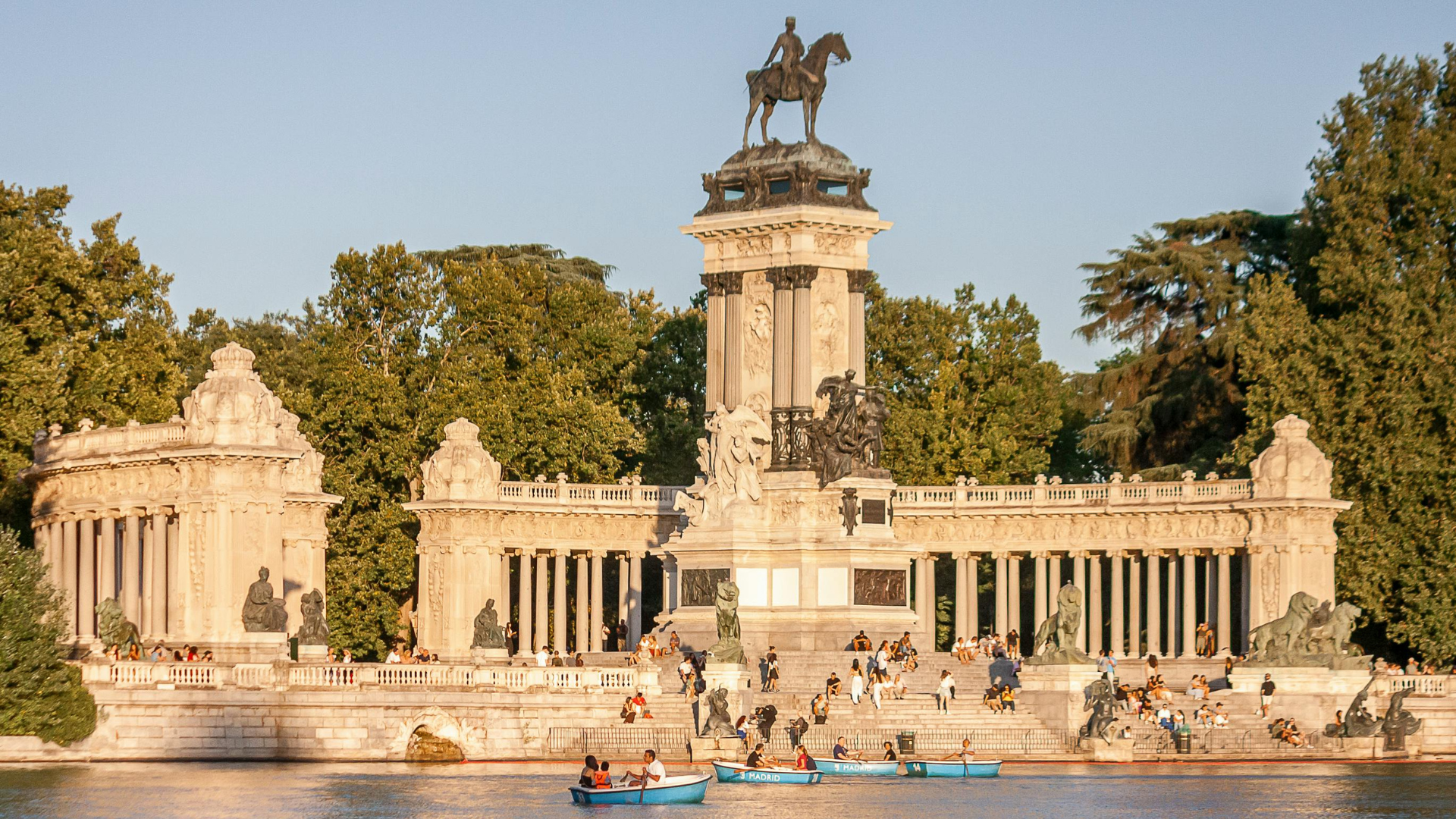 Monument of Alfonso XII at Retiro Park, Madrid